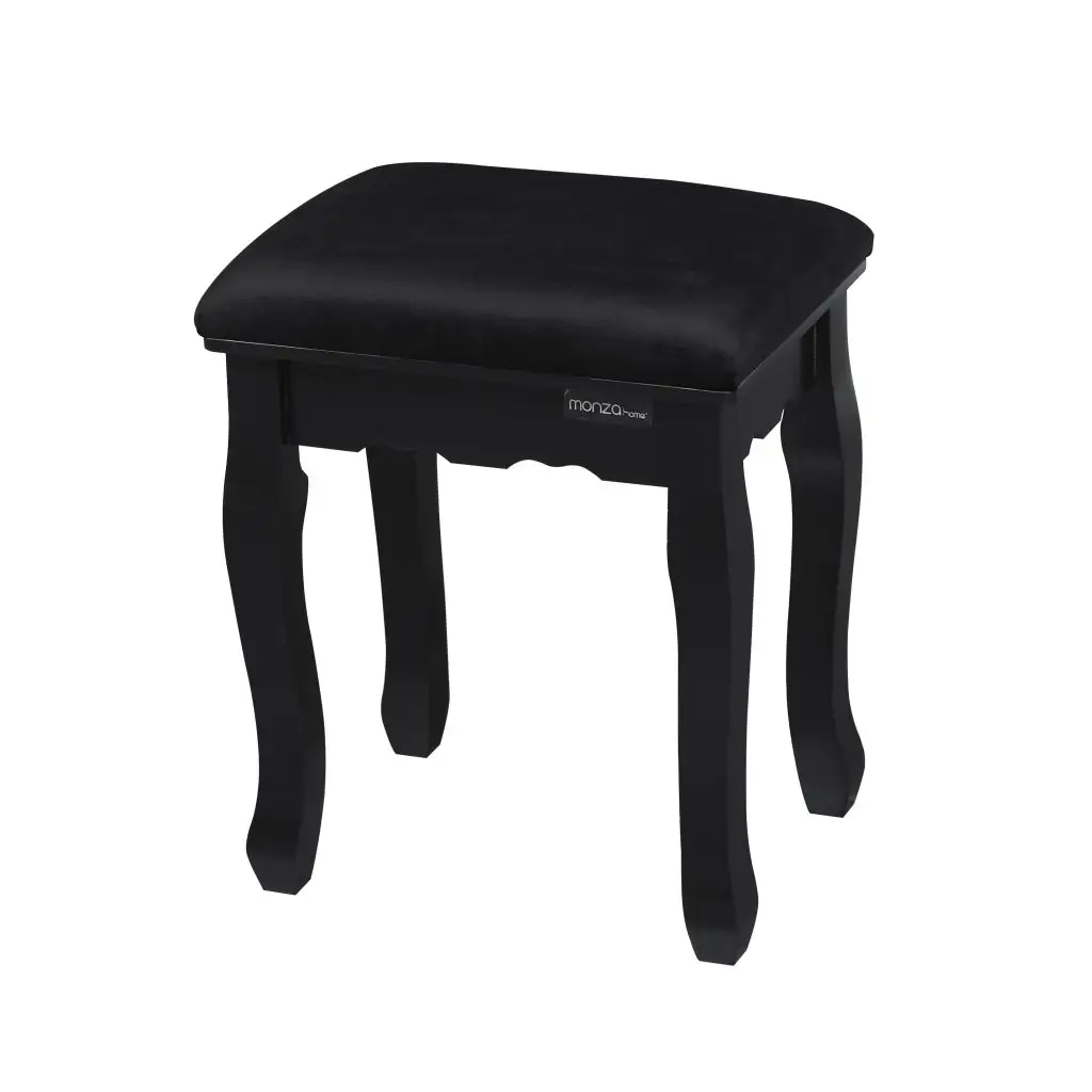 Monza Home Kaptafel Kruk - Piano Kruk - Zwart